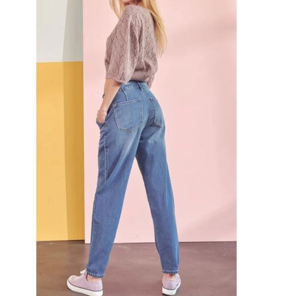 Women's KanCan Corrine Ultra High Rise Slouch Relaxed Mom Jeans Straight 27 7 - Picture 2 of 16